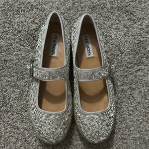 Steve Madden Size 8 Rhinestone Espadrilles